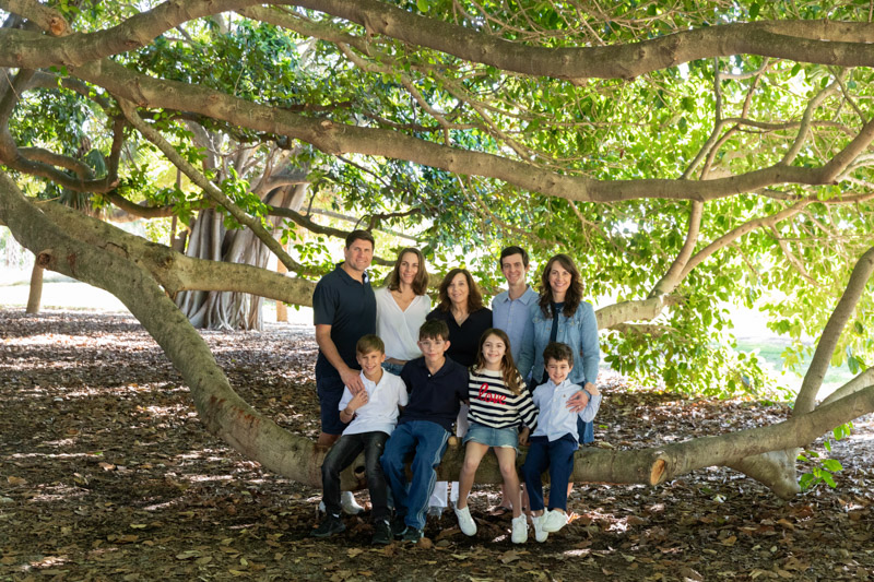 miami beach extended family photography session