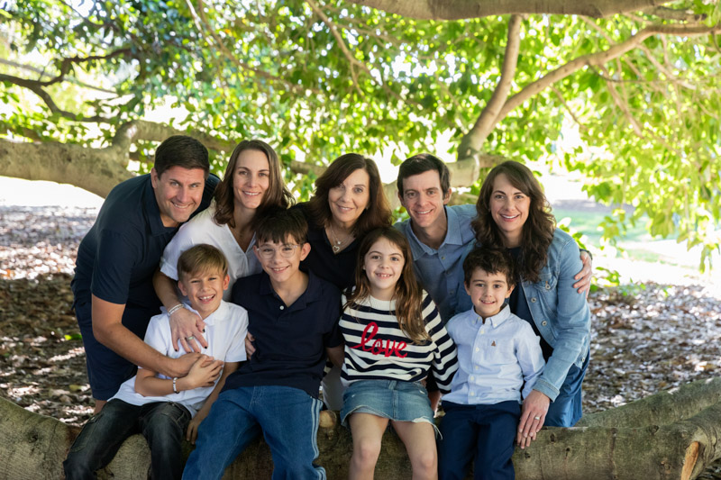 miami beach extended family photography session