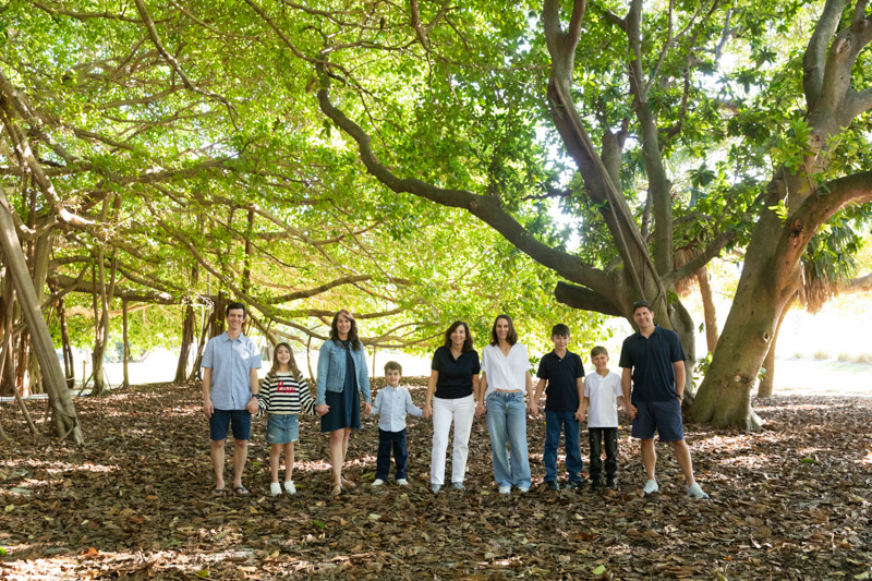 miami beach extended family photography session