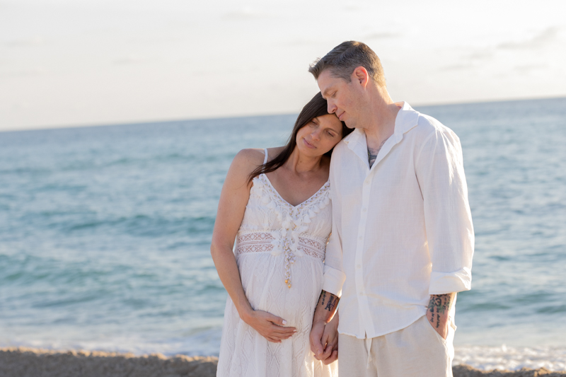 Miami Beach sunrise maternity photographer